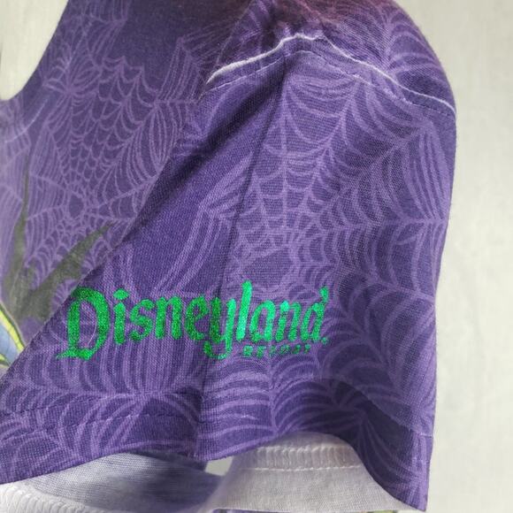 Disney Halloween T-Shirt Women S Minnie Mouse Embellished Burnout Allover Print - Picture 3 of 10